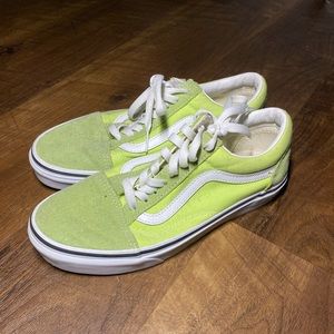 Thrifted Green vans